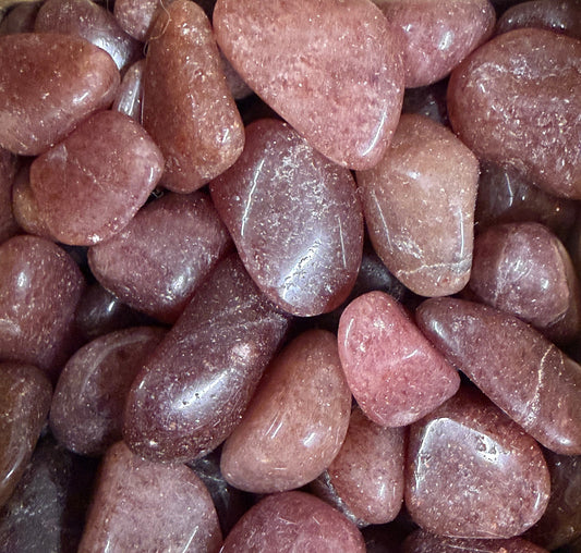 strawberry quartz tumbles