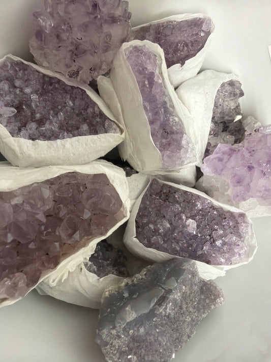 amethyst clusters