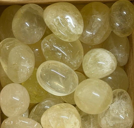 lemon quartz tumbles