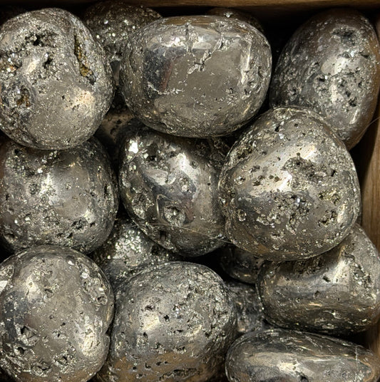 pyrite tumbles