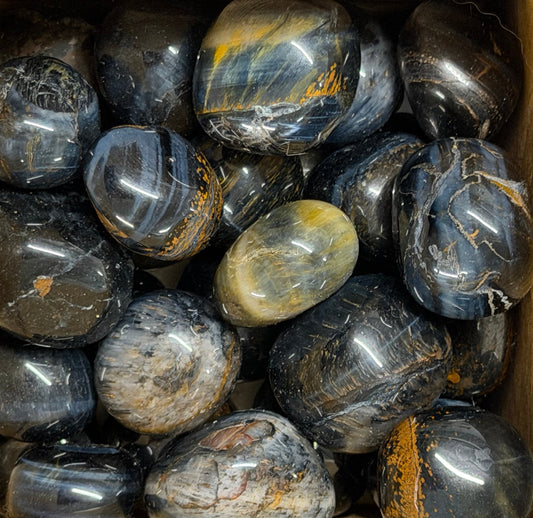 blue tigerseye tumbles