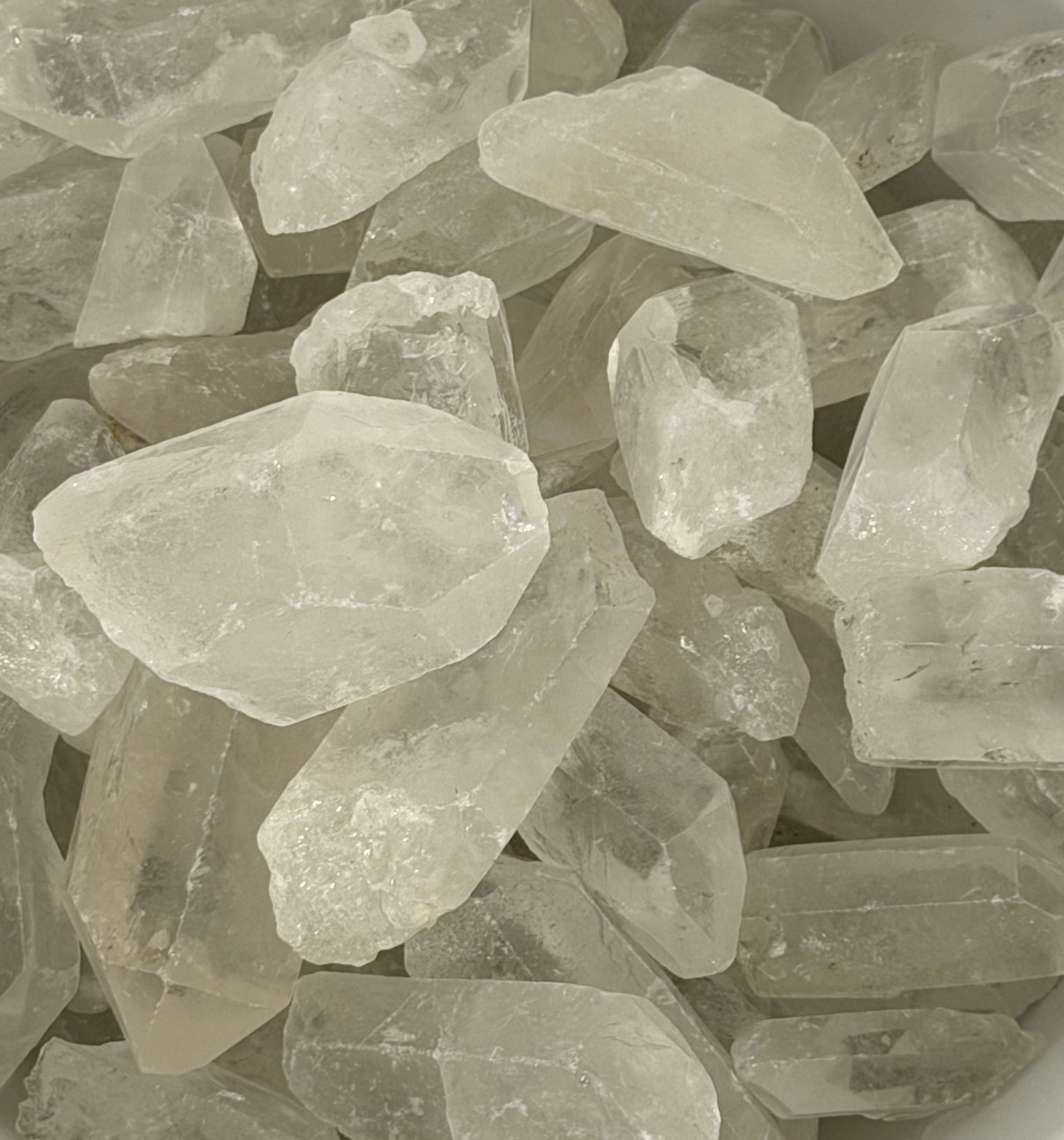 clear quartz points