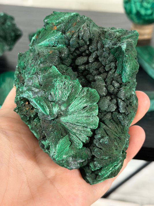 high quality velvet malachite