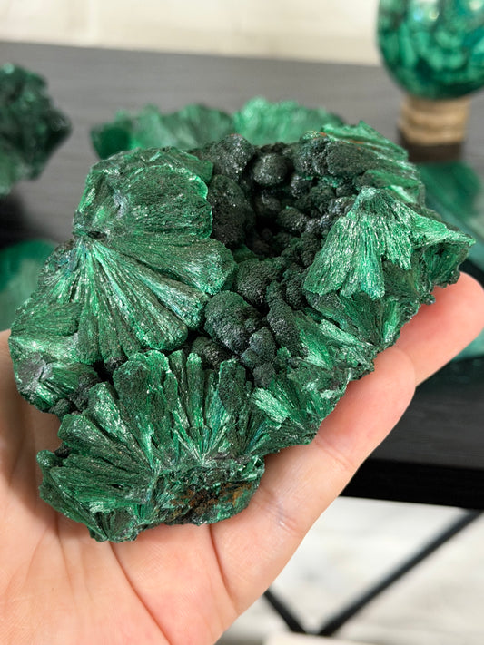 high quality velvet malachite
