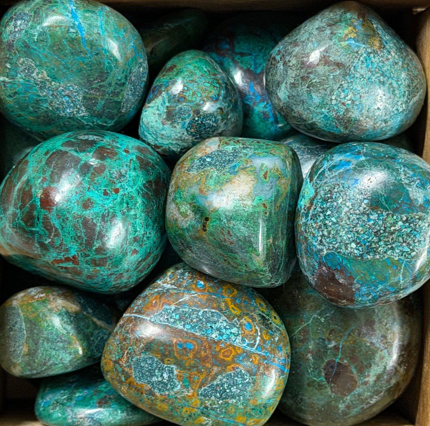 chrysocolla tumbles