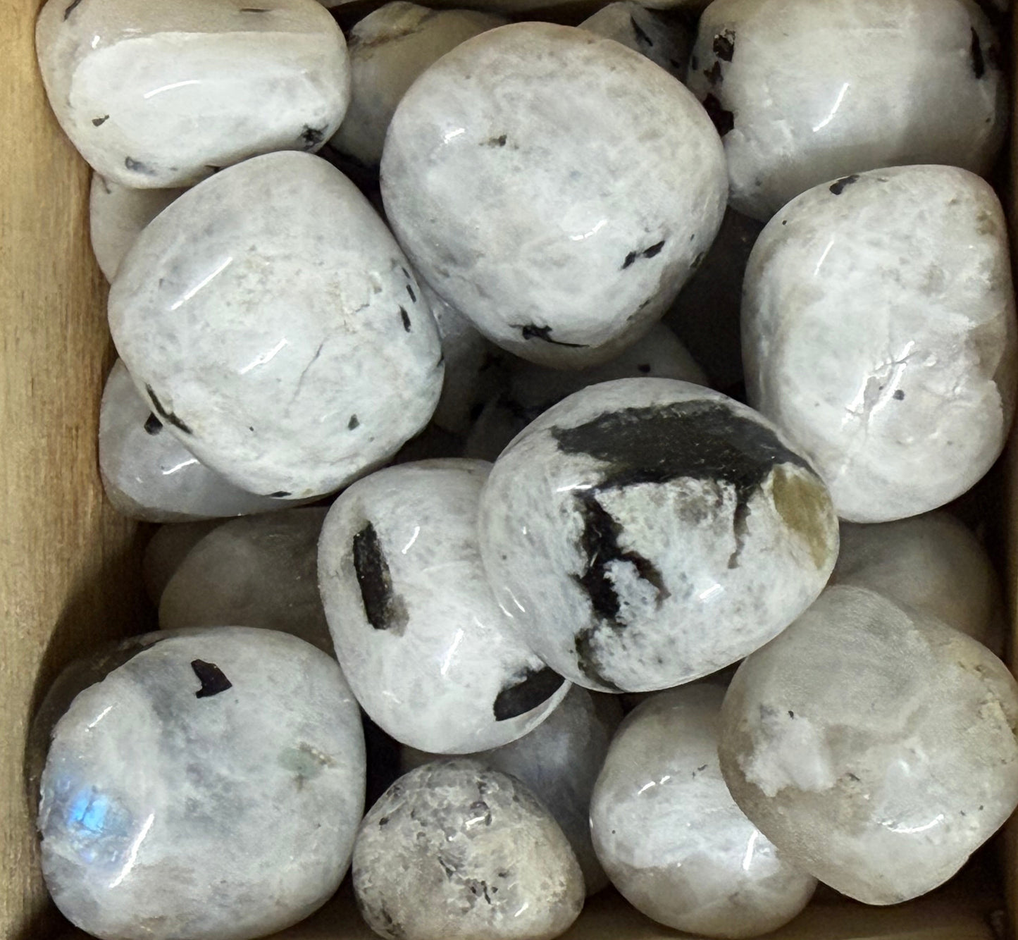 rainbow moonstone tumbles