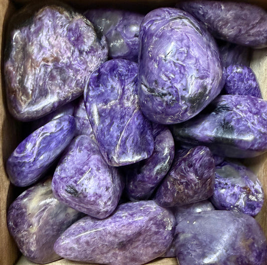 charoite tumbles