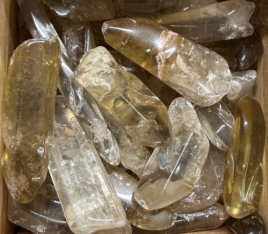 natural citrine tumbles