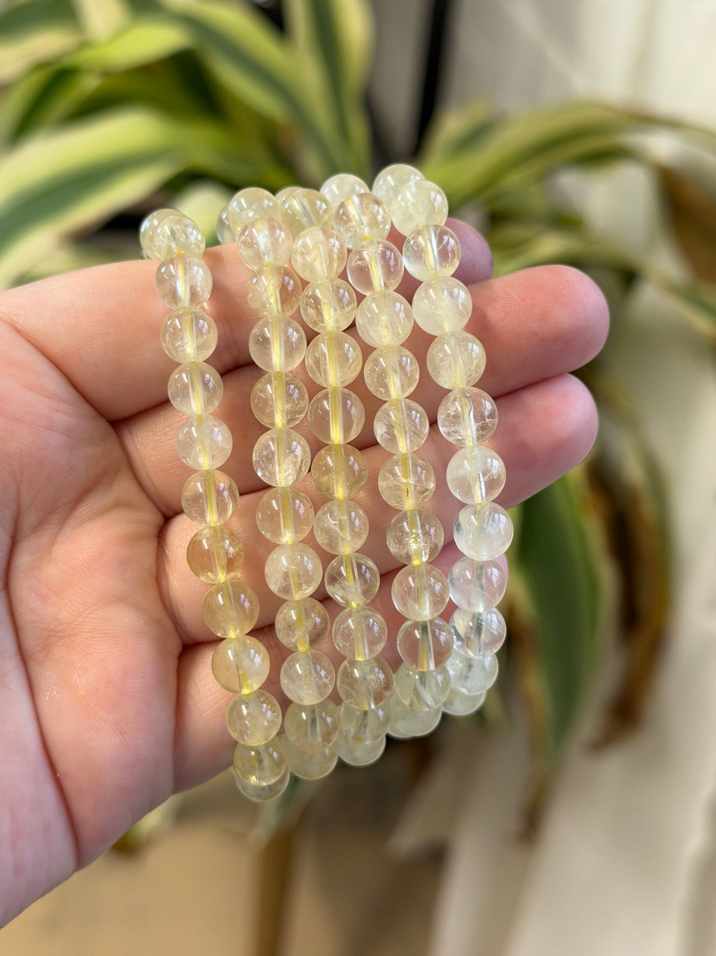 lemon quartz bracelet