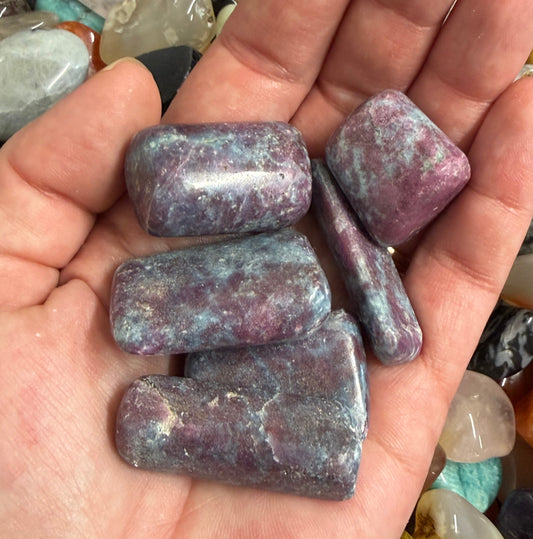 HQ ruby kyanite tumbles