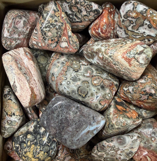 leapardskin jasper tumbles
