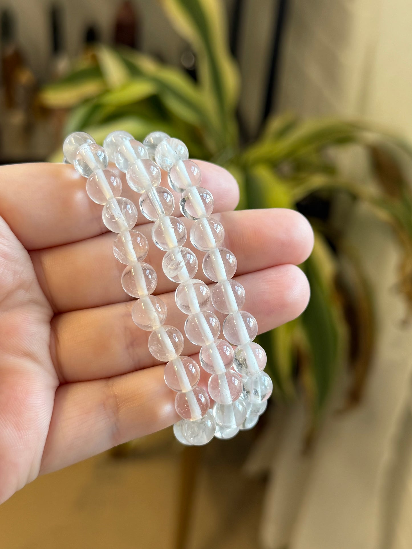 clear quartz bracelet