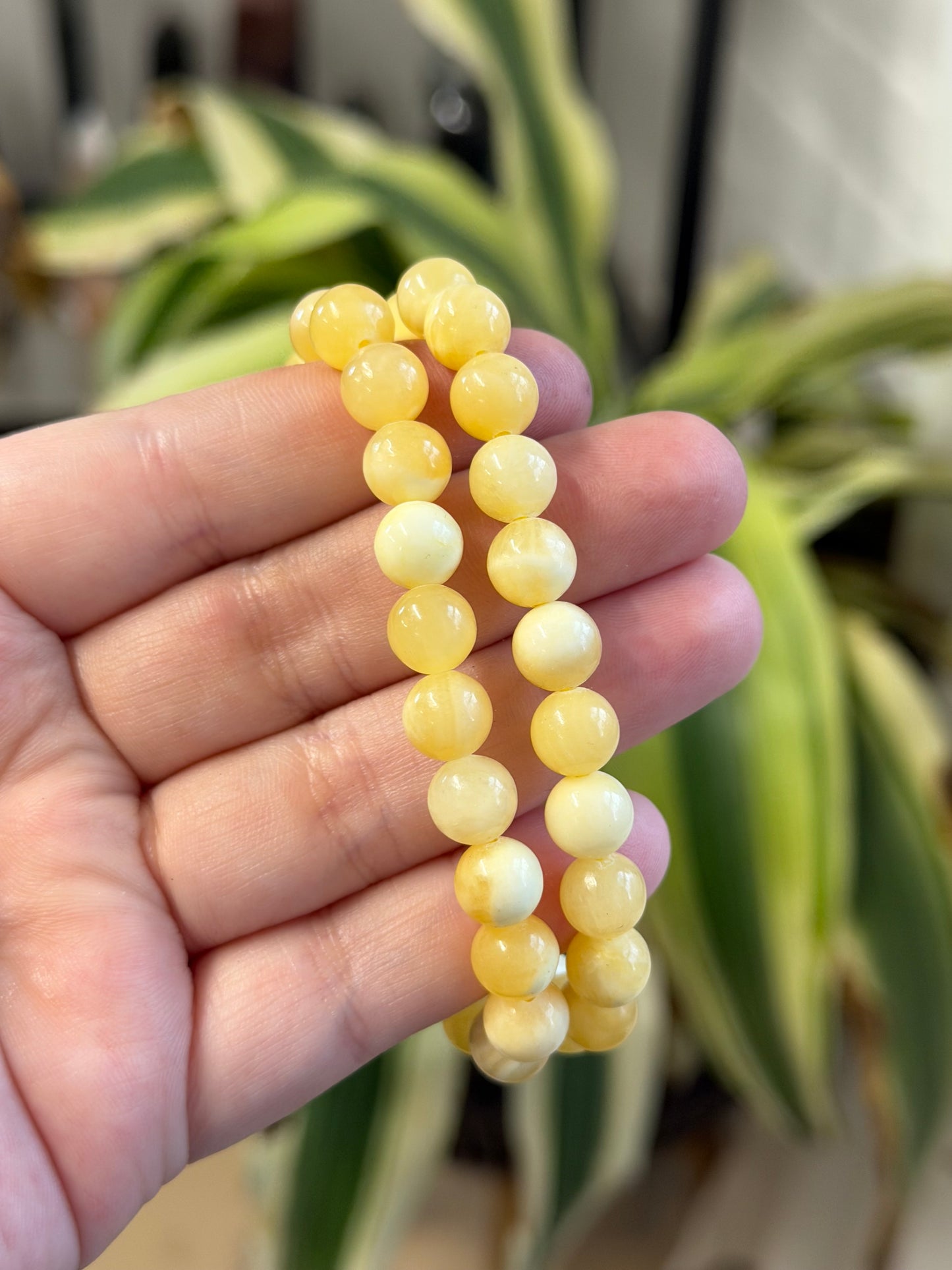 orange calcite bracelet