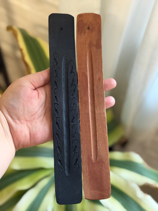 wooden incense holders
